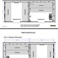 Tylo Panacea Twin 2521 - Dual Sauna Steam